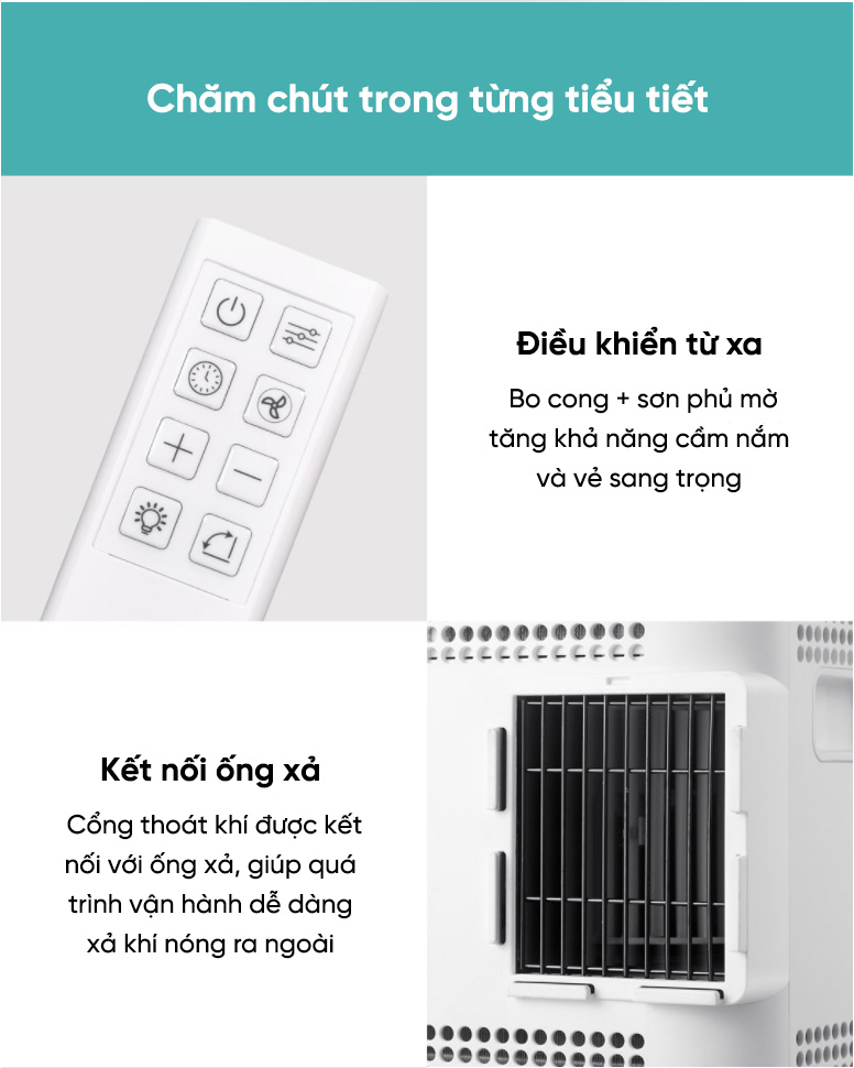 Hình ảnh Điều hòa di động NEW WIDETECH sử dụng app Xiaomi Mihome Hàng chính hãng