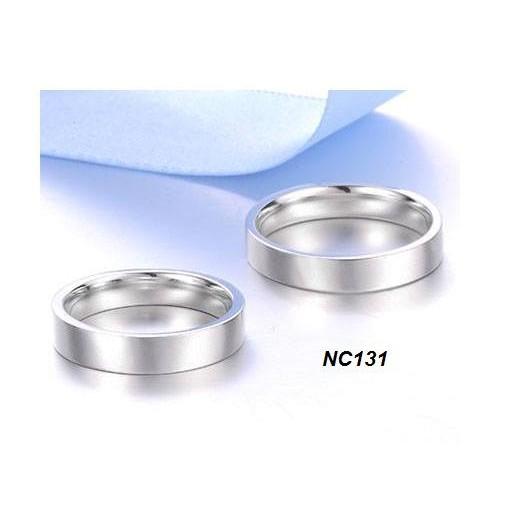 Nhẫn đôi inox giá rẻ NC131 giá 1 chiếc