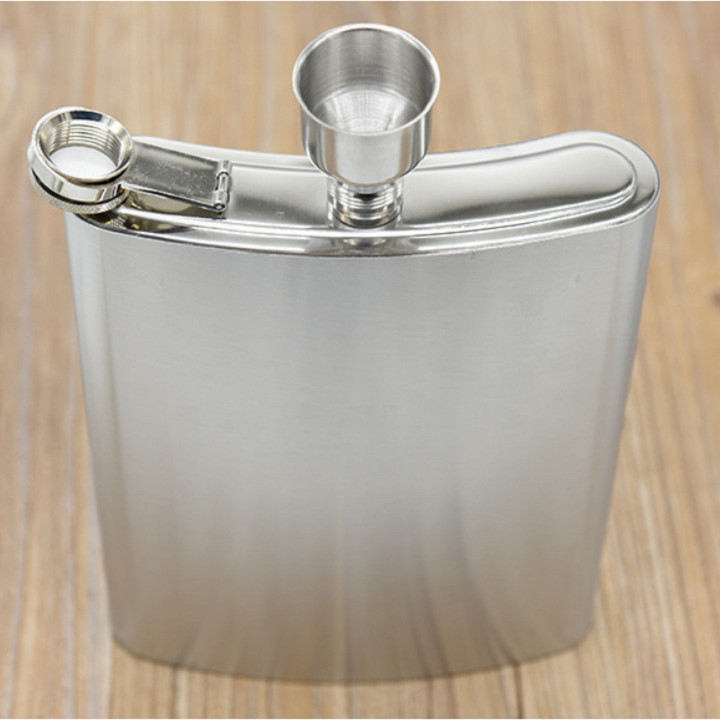 Bình đựng nước inox hình chữ nhật có phễu kèm túi đựng cao cấp