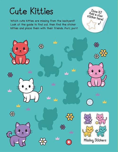 Sách ngoại văn: Puffy Sticker - Cute Pets