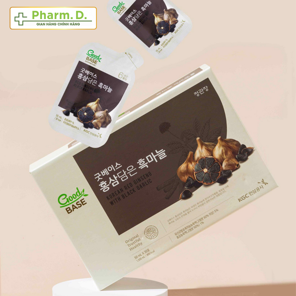 Nước Hồng Sâm Hàn Quốc Goodbase Vị Tỏi Đen Hỗ Trợ Sức Khỏe KGC Cheong Kwan Jang