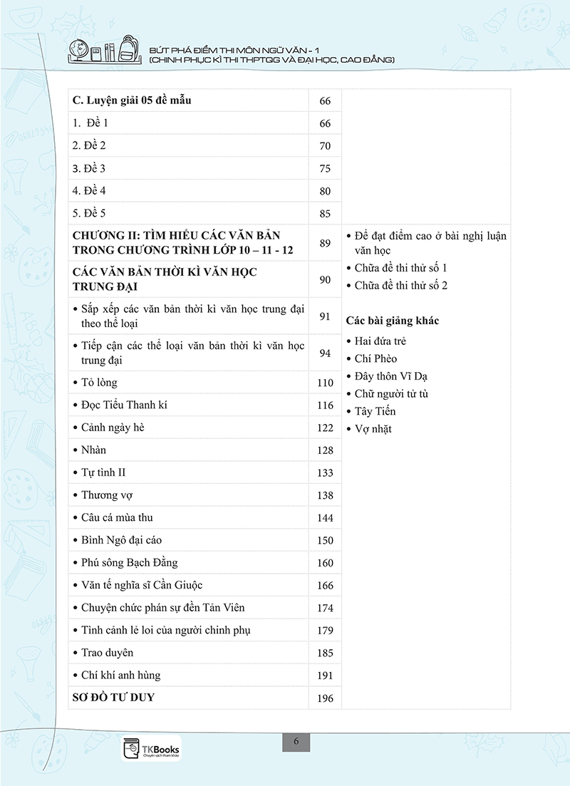 Bứt Phá Điểm Thi Môn Ngữ Văn - 1 (Chinh phục kì thi THPTQG và Đại học, Cao đẳng) (Bộ Quà Tặng Ebook, video, đề thi thử)