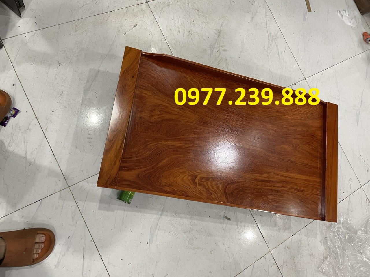 bàn thờ treo tường gỗ hương đá 89cm