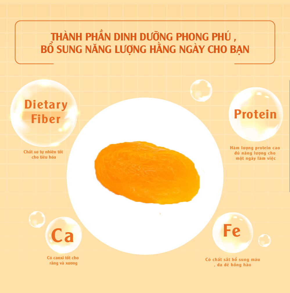 Mơ Khô Tự Nhiên Nhập Khẩu Thổ Nhĩ Kỳ - Dried Apricots 380gram