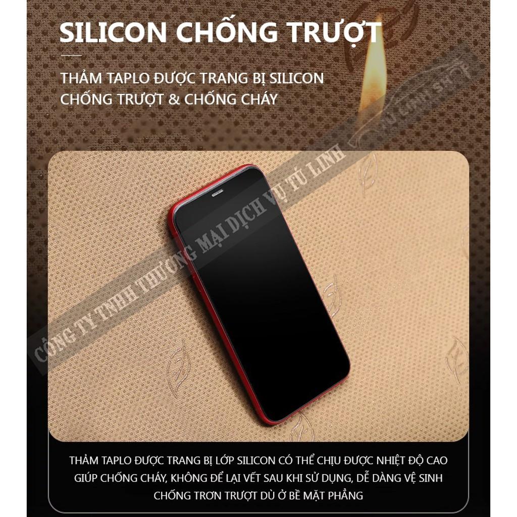 Thảm taplo MG ZS bằng lông Cừu 3 lớp hoặc Da Cacbon