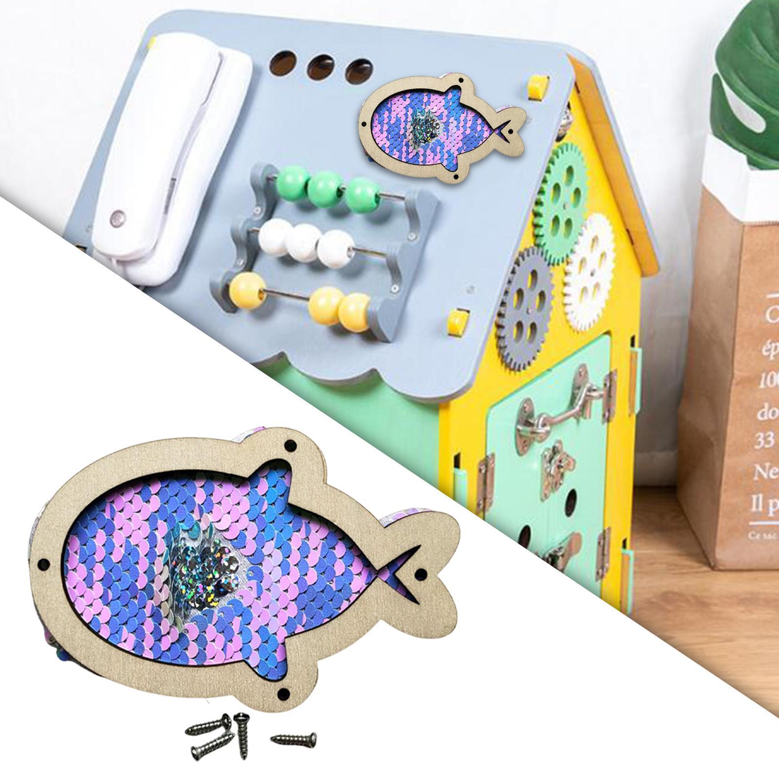 Busy Board Sequins DIY Accessories Practical Skills for Boys and Girls Kids