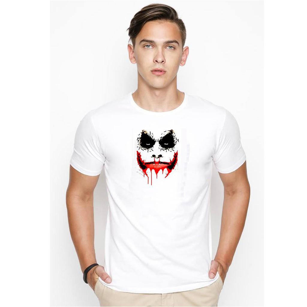 Áo thun nam in hình Joker cá tính phong cách vải dày mịn TEEWO512