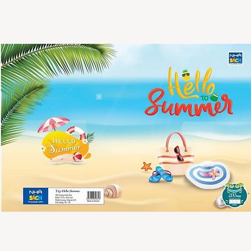 (Mua 10 Cuốn Tặng 3 Cuốn) Tập Pnc 200T Dl60 Oli -  Hello Summer - Giao Mẫu Ngẫu Nhiên
