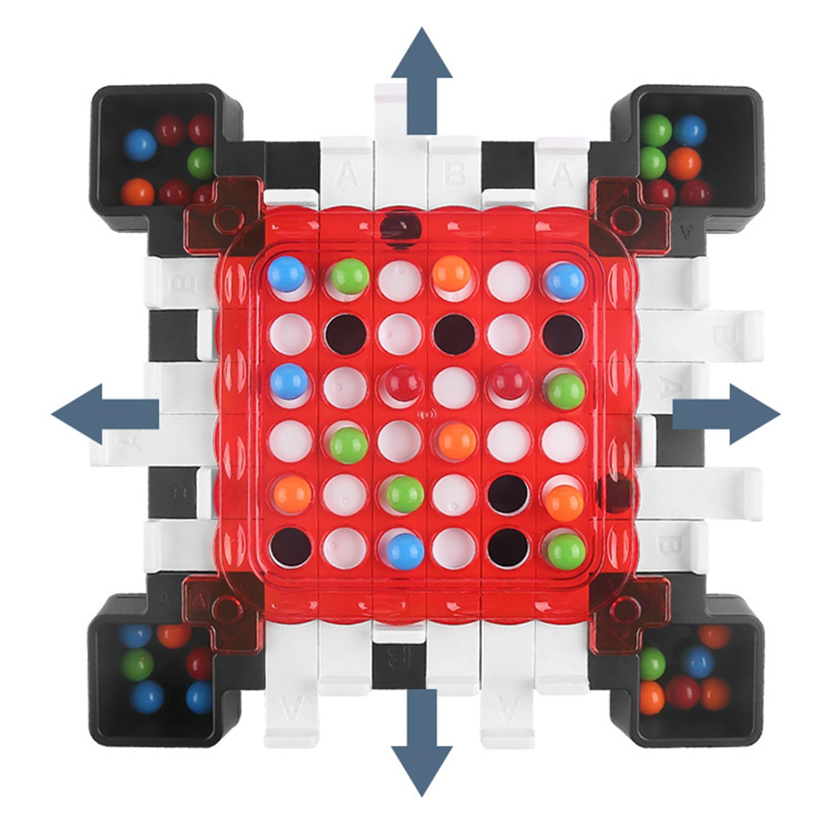 Rainbow Ball Elimination Game Tabletop Puzzle Chess for Boys Girls