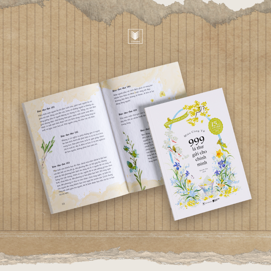 Sách 999 Lá Thư Gửi Cho Chính Mình – Bản Kỷ Niệm 15 Năm Sinh Nhật Vanvietbooks