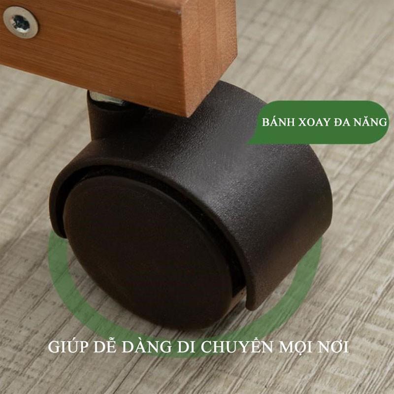 Cây Treo Quần Áo Di Động Bằng Gỗ Cao Cấp,Giá Treo Đồ Đứng Nội Thất Kiểu Hàn