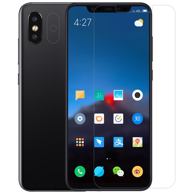 Miếng dán kính cường lực cho Xiaomi Mi 8 (độ cứng 9H, mỏng 0.3mm, hạn chế bám vân tay)