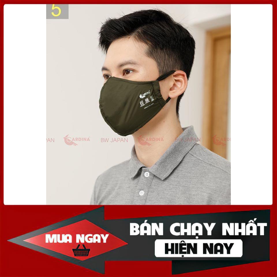 Khẩu Trang Vải Gió 3 Lớp Chống Thấm Nước - Có Thể Tái Sử Dụng