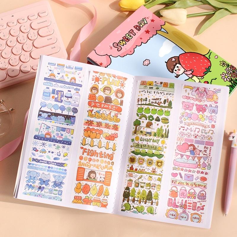 Sổ chiết washi tape / lưu trữ stickers size a5 30 trang