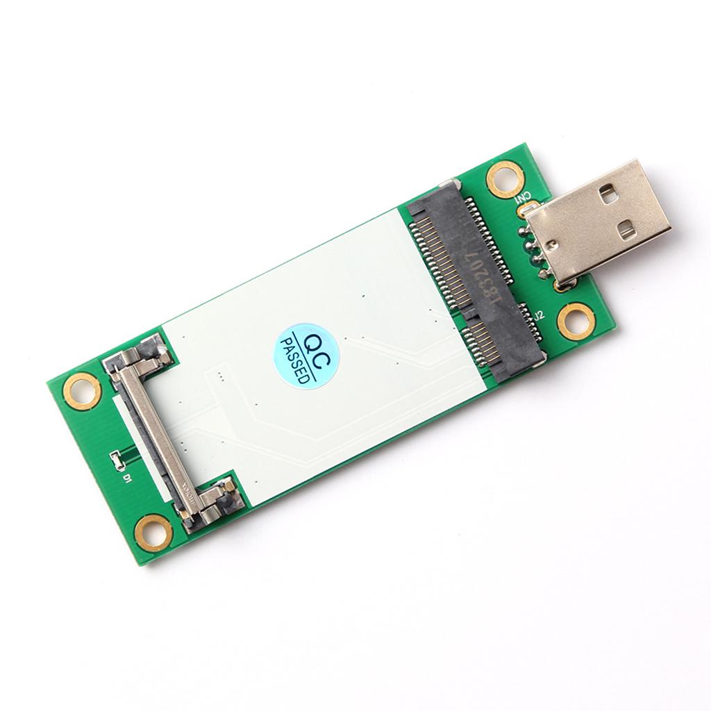 Thẻ Nhớ Mini PCIe WWAN Sang USB Với Khe Cắm SIM Cho Bộ Kiểm Tra Mô-đun 3G / 4G