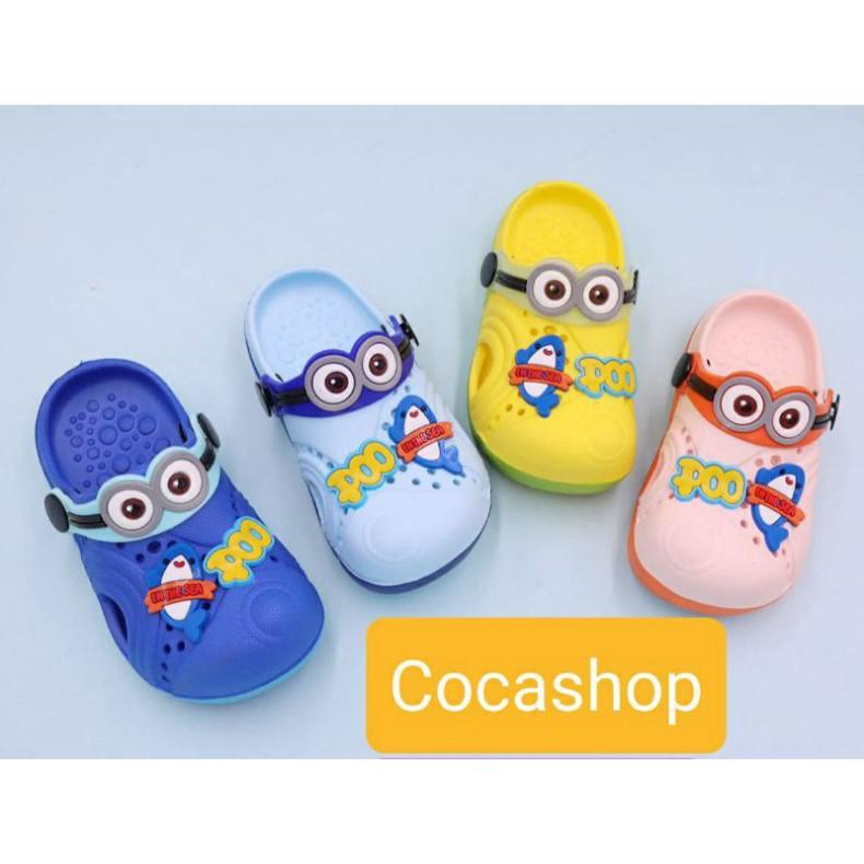 DÉP SỤC CÓ QUAI CHO BÉ TRAI BÉ GÁI MINION CUTE SIÊU ÊM CHÂN