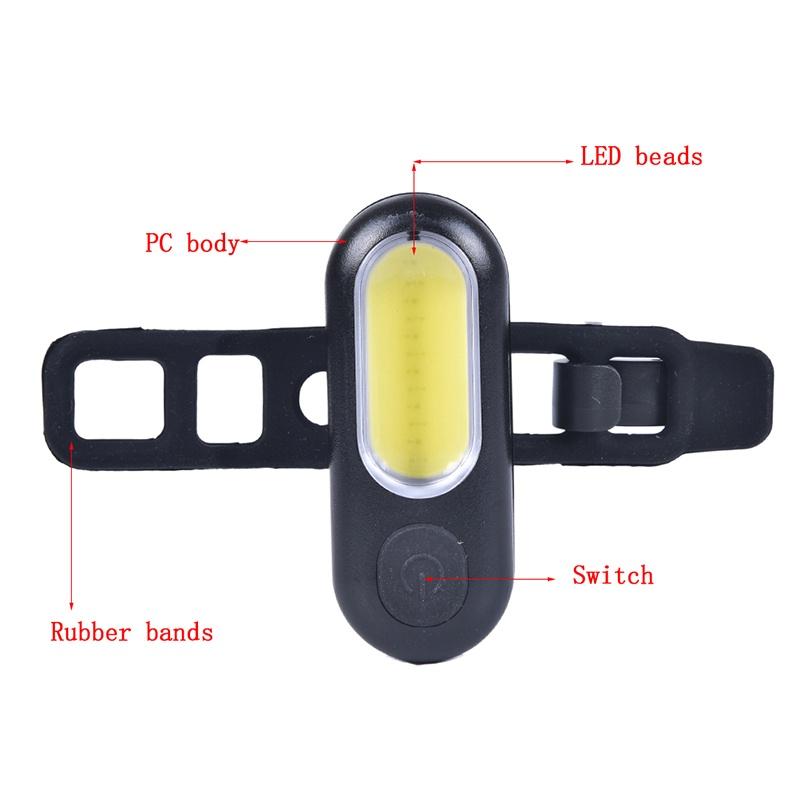 Đèn Led Cảnh Báo Gắn Đuôi Xe Đạp Sạc USB Tiện Dụng Cao Cấp