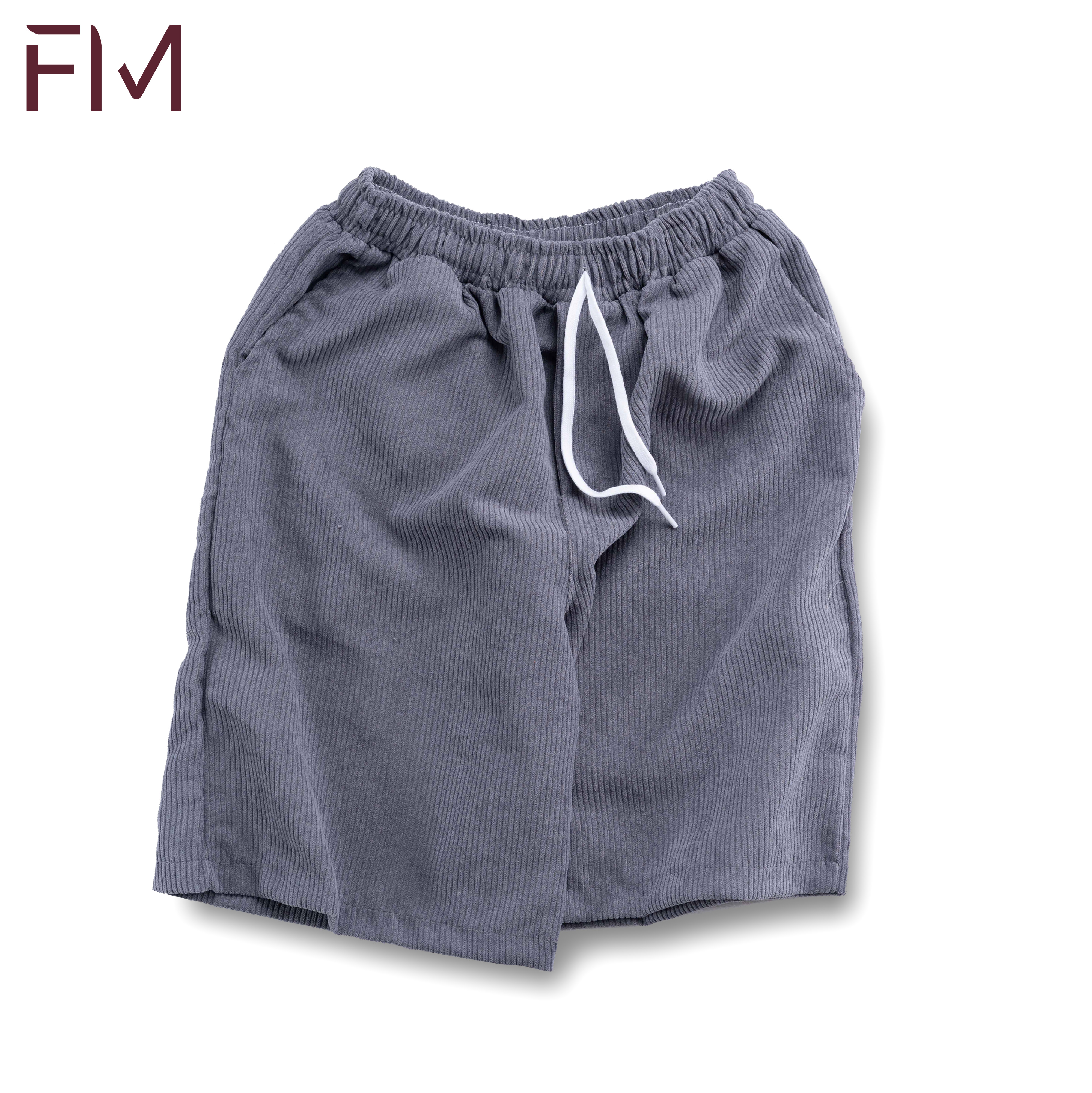 Hình ảnh Quần Short nam nhung tăm, quần đùi nam style Hàn Quốc- FORMEN SHOP- FMTP013