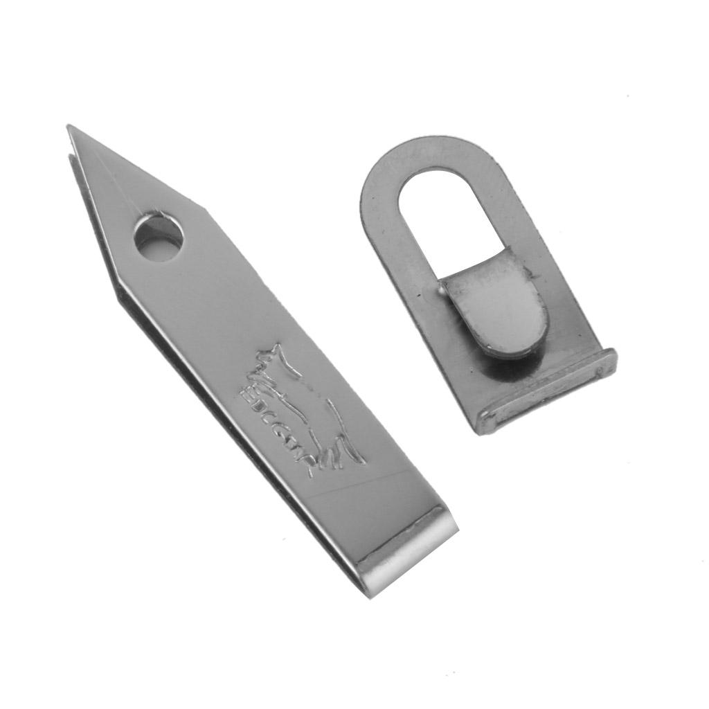 EDC Multi Tool Mini Straight Tips Tweezers Stainless Steel Forceps