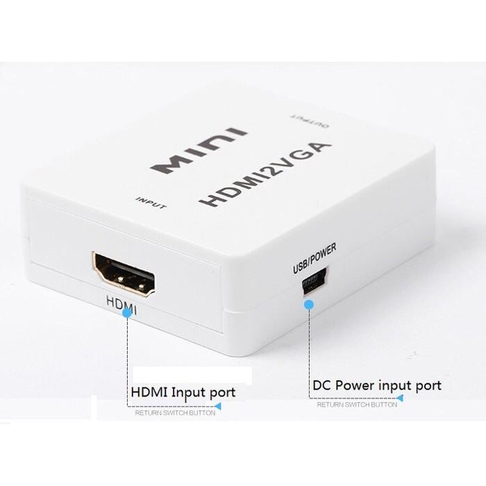 Hộp HDMI to VGA converter HDMI2VGA