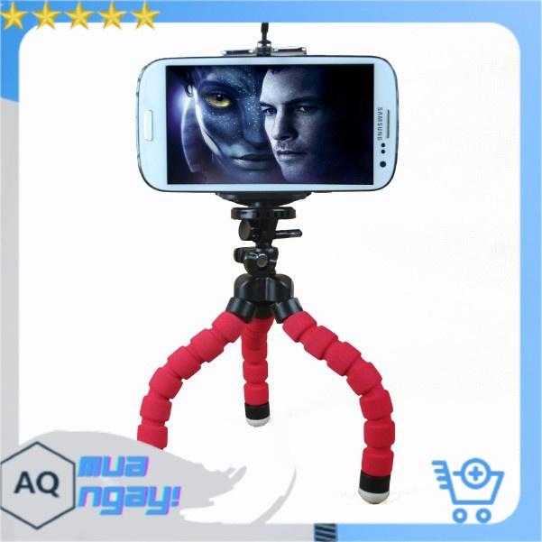 Tripod Bạch Tuộc 3 Chân Để Điện Thoại Để Bàn, Cầm Tay, Tặng Kèm Kẹp Điện Thoại