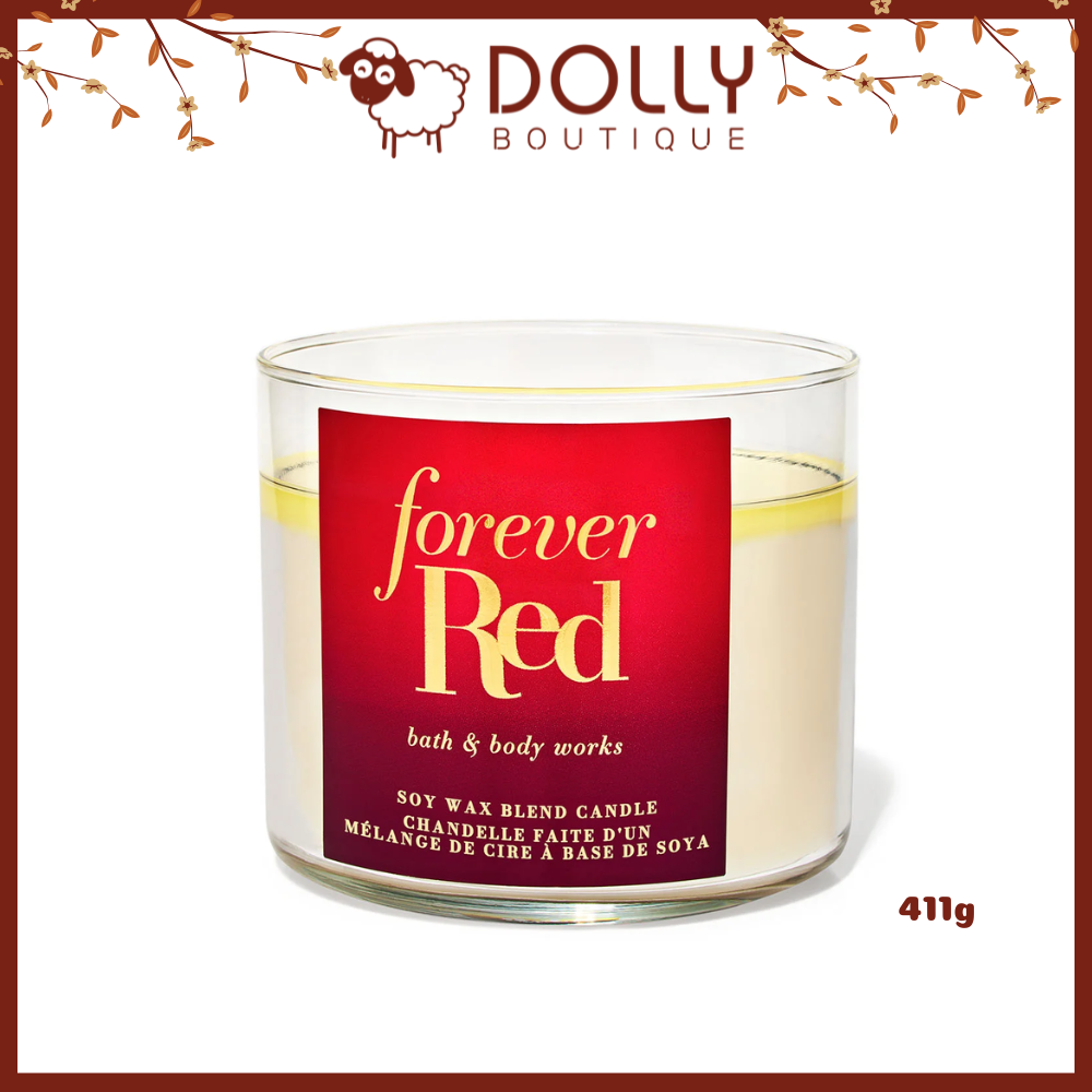 Nến Thơm 3 Bấc Forever Red 3-Wick Candle 411g