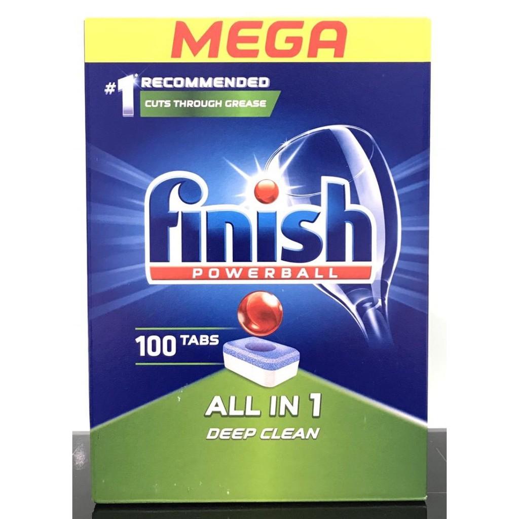 VIên Rửa Bát Finish All in 1 - hộp 52 Viên Dùng Cho Máy Rửa Bát