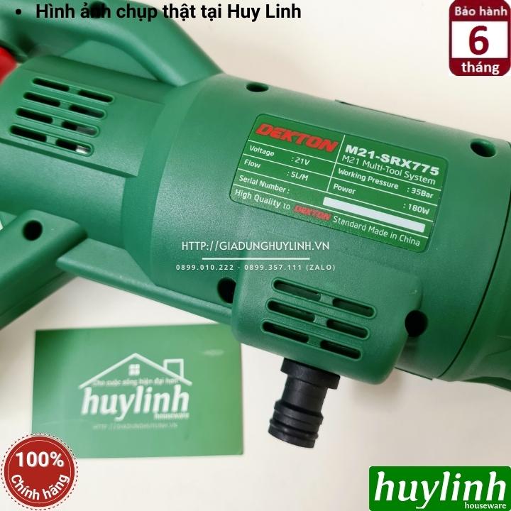 Máy xịt rửa xe dùng pin Dekton M21-SRX775 - 21V - - Hàng chính hãng