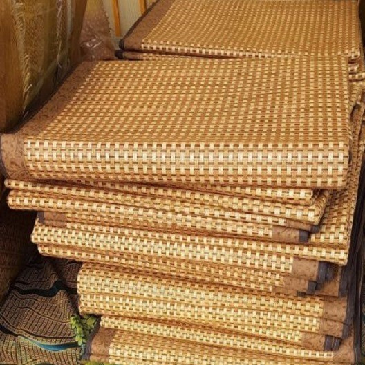 Chiếu điều hòa sợi mây tổng hợp lót vải không dệt cao cấp chọn cỡ 1m2 1m6 1m8 chính hãng