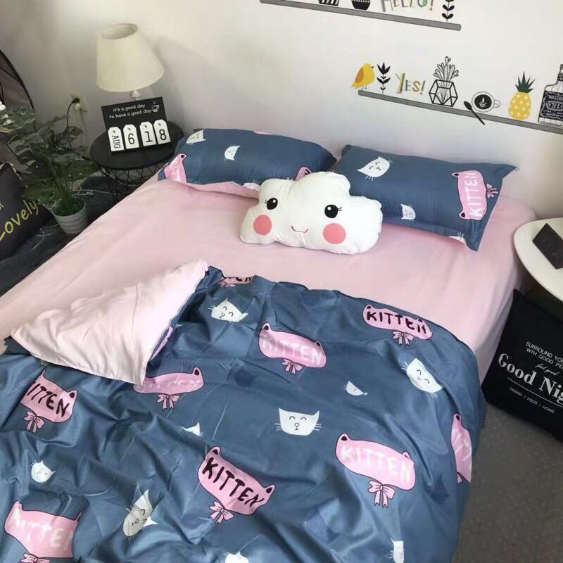 SÉT 4 MÓN POLY COTTON CHĂN GA GỐI