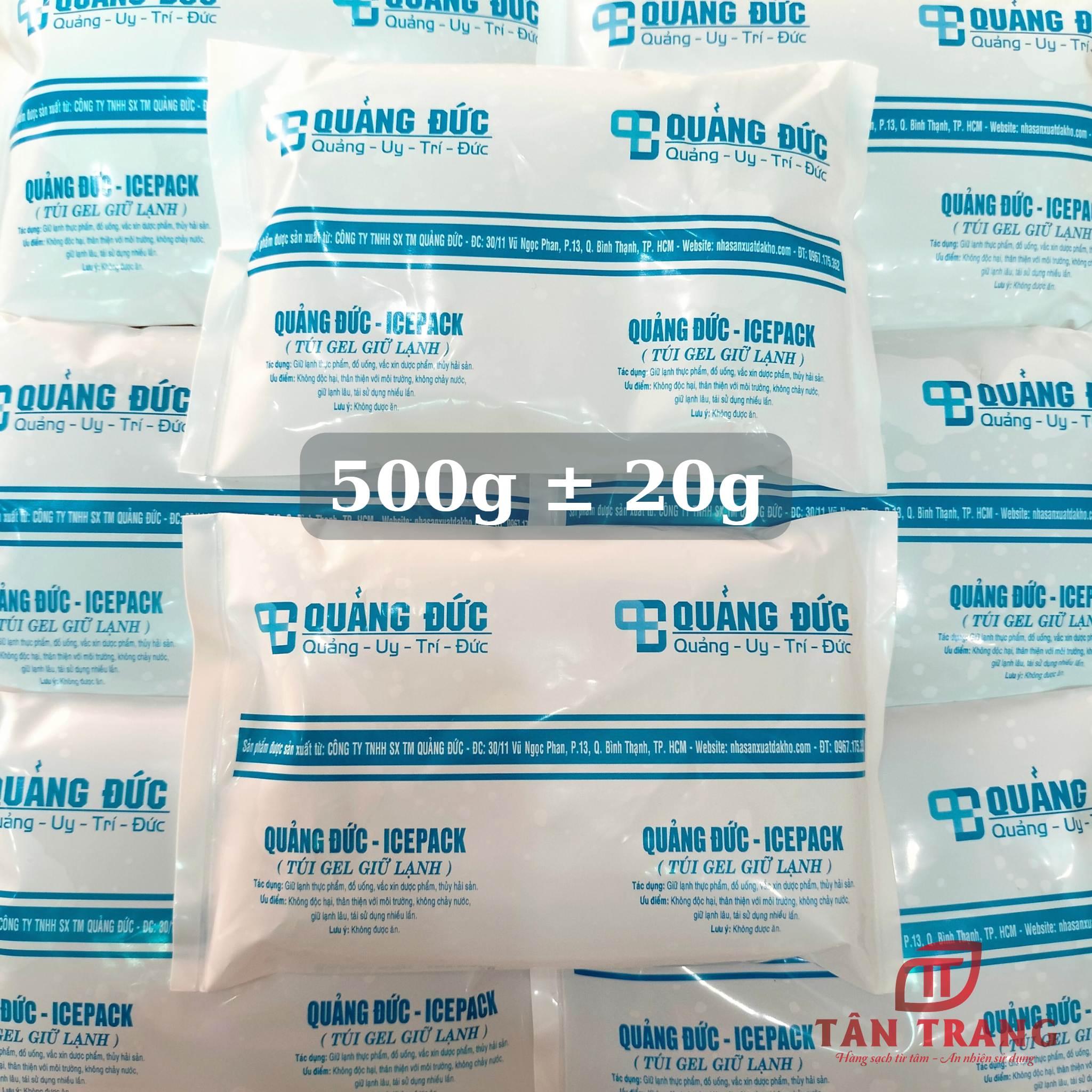 Túi Gel giữ lạnh (đá khô) QD 500g