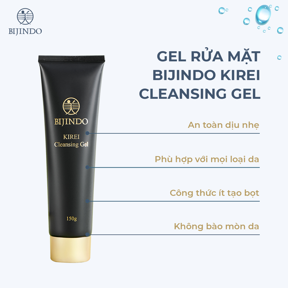 Gel rửa mặt BIJINDO Kirei Cleansing  15 gram mini size