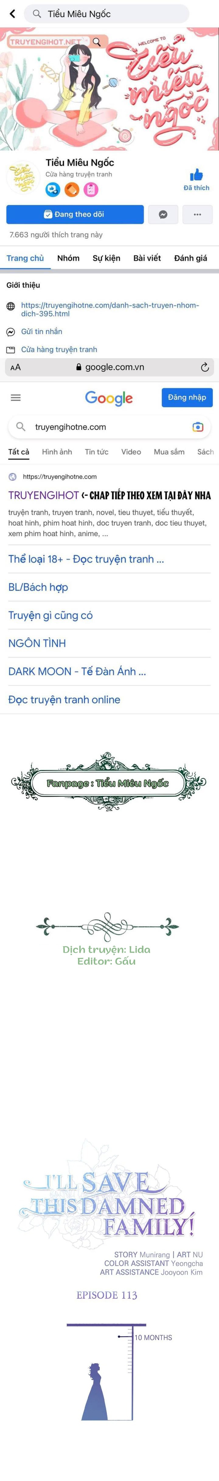 tôi sẽ cứu lấy gia tộc sắp sụp đổ chapter 113 1