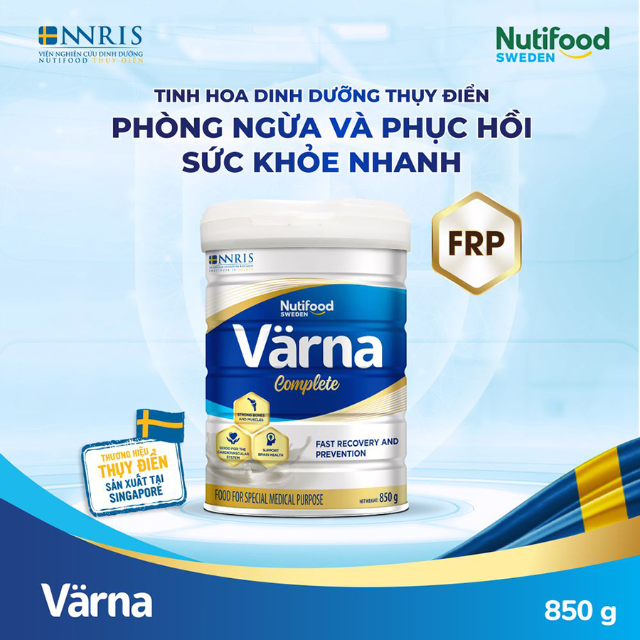 Sữa bột Complete lon 850g - Phòng ngừa & Phục hồi nhanh - Varna