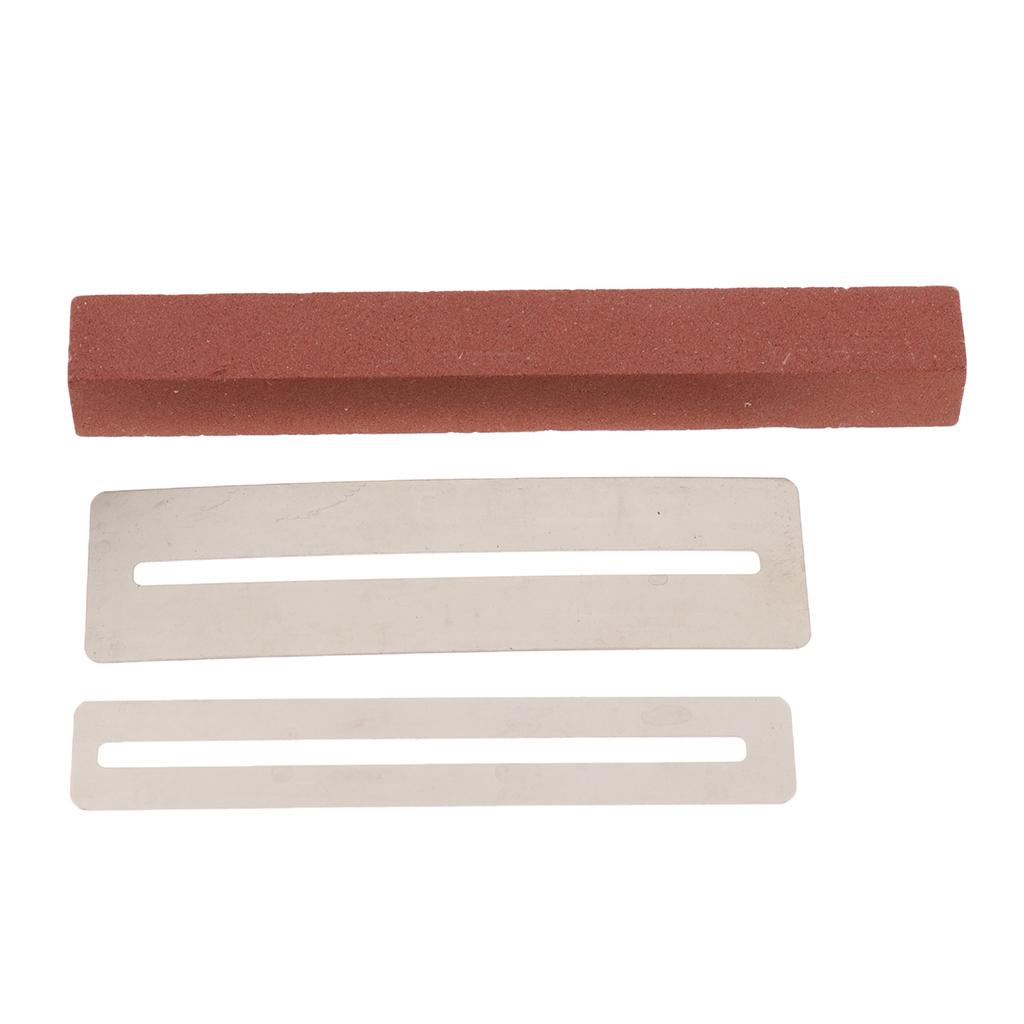 Sunnimix 2 Chiếc Ván Trượt Ngón Tay Fretboard Bảo Vệ + Tặng Chà Nhám Ba Lan Tự Làm Luthier Dụng Cụ