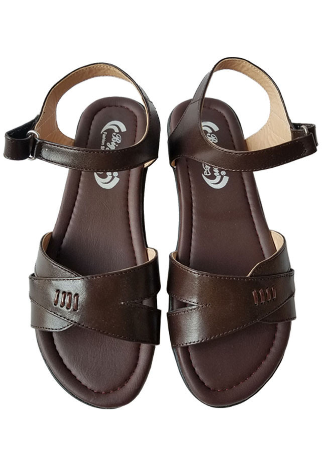 Giày Sandal Nữ BIGGBEN Da Bò Thật SDN53
