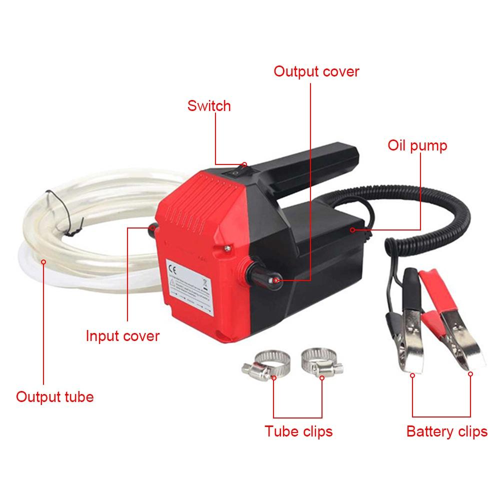 Ống bơm nhiên liệu kèm ống hút 12V 24V cho xe hơi
