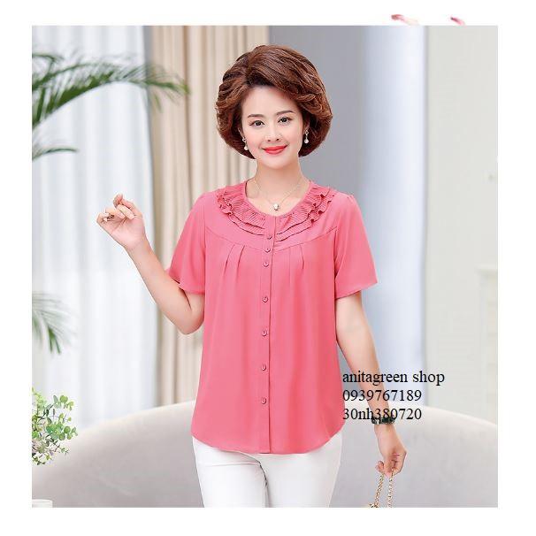 Tk380720-ÁO KIỂU TRUNG NIÊN QUÝ CÔ
