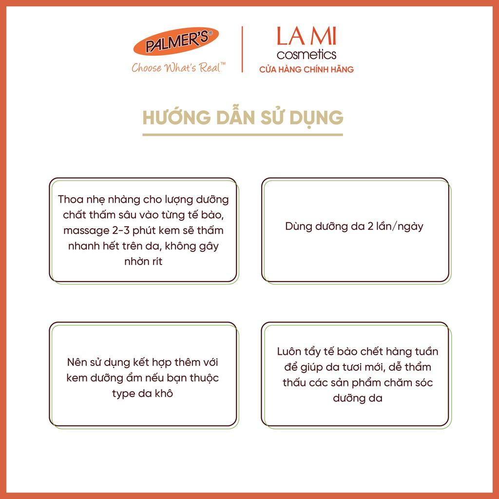 Sữa dưỡng thể trắng sáng da, làm mờ thâm nám, tàn nhang Palmer's 250ml