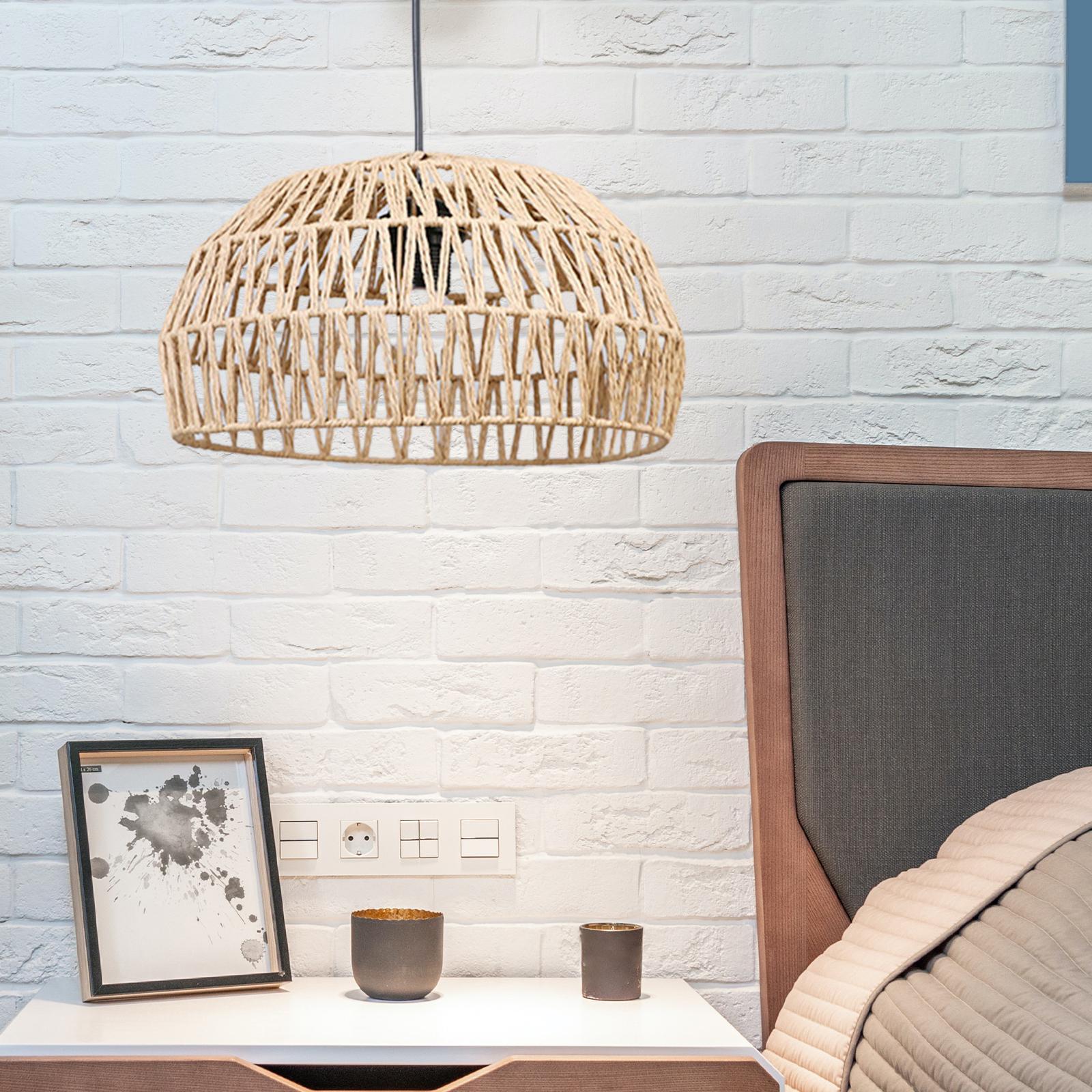 Pendant Lamp Shade Rattan Decoration Ceiling Light Shade for Restaurant