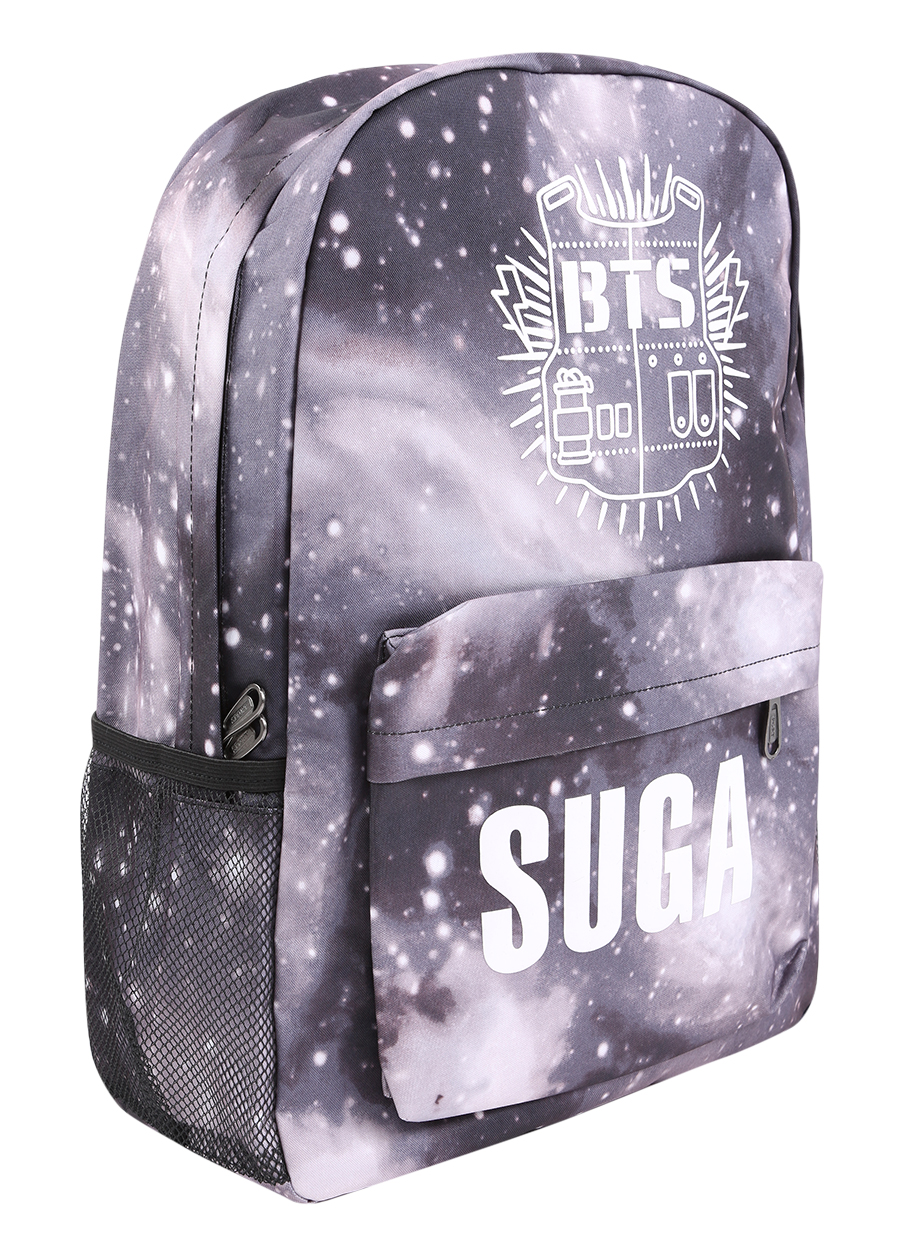 Balo Học Sinh Ban Nhạc BTS Suga - Màu Gray Galaxy