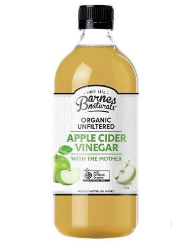 Giấm Táo Hữu Cơ Barnes Naturals  1L