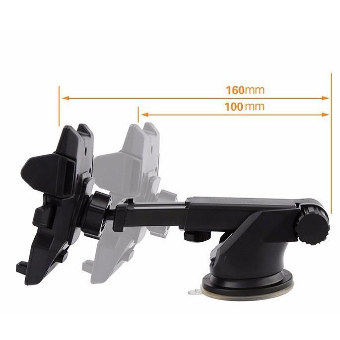 GIÁ ĐỠ KẸP ĐIỆN THOẠI Ô TÔ KÉO DÀI THU GỌN - 000271