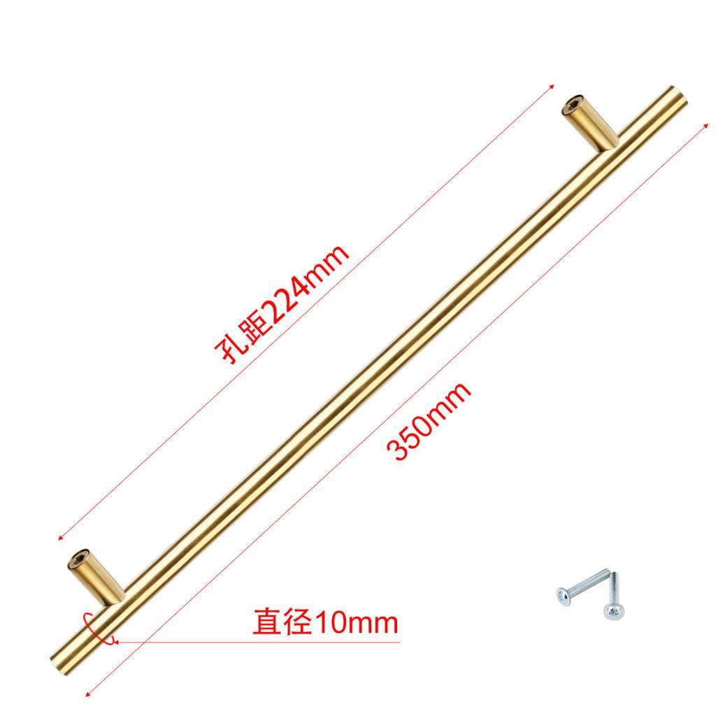 Set Tay Nắm Cửa Bằng Thép Không Gỉ Kèm Vít Gắn Tiện lợi
