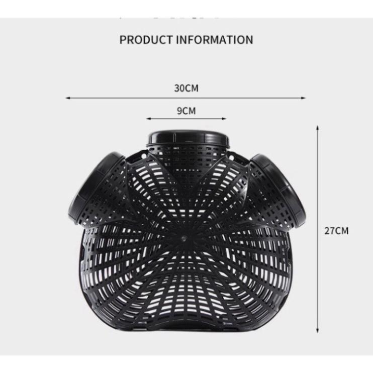 Rọ Bắt Lươn Cá 3 Cửa - Lồng Bẫy Bắt Lươn, Tôm Cua Cá 3 Cửa Dễ Vào Mà Khó Ra - sale to