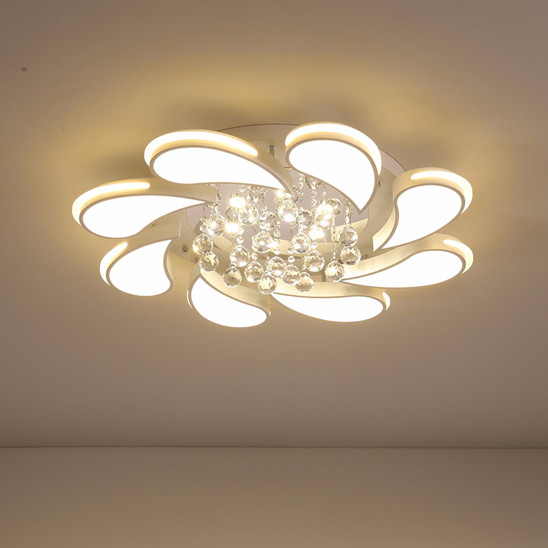 Đèn chùm pha lê phòng khách đẹp - HOMELADY011