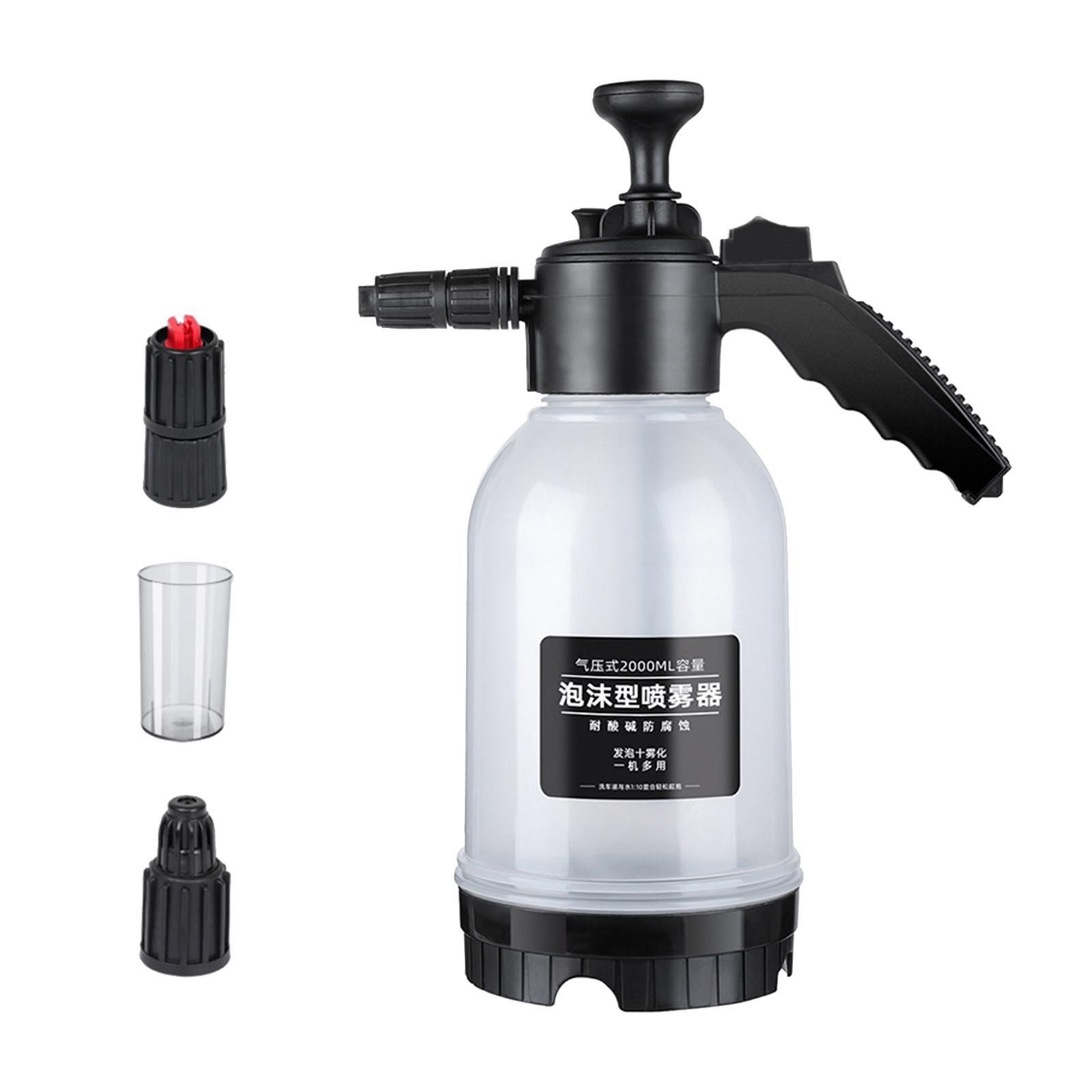 Car Hand Pump Pressure Foam Sprayer Hand Pressurized for Home Cleaning