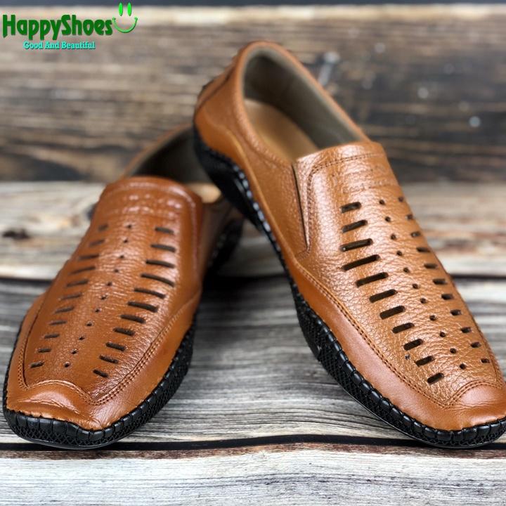 Giày Lười Nam Công Sở Da Bò Thật - HS071