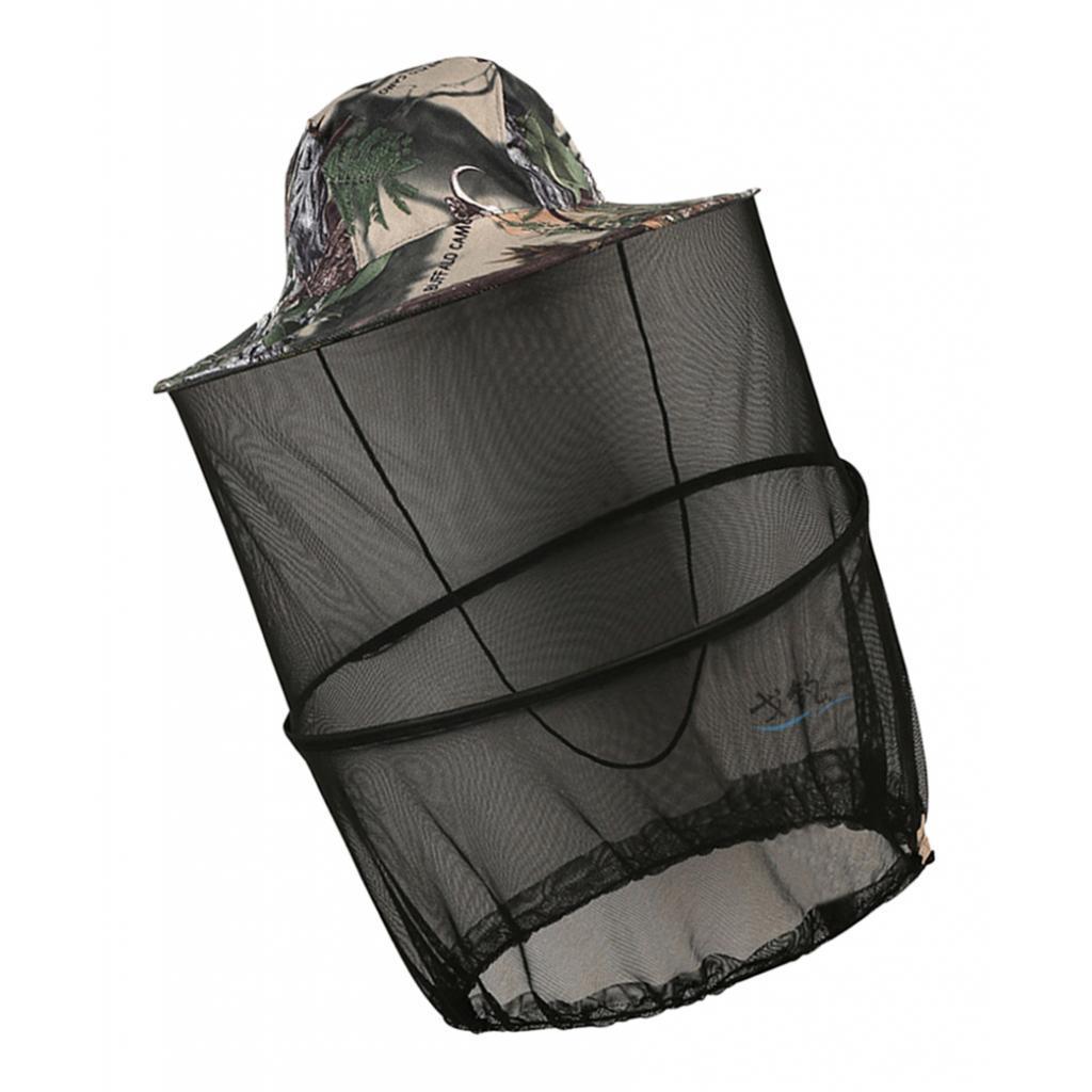 Mosquito Fly Net Head Protector Insect Bug Neck Face Protect Net Fishing Hat