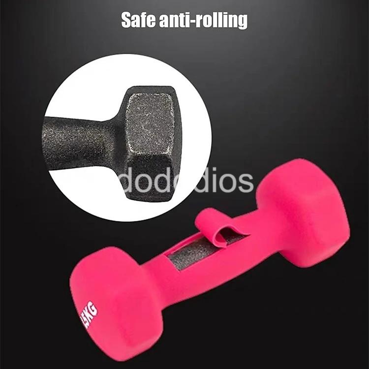 Tạ Tập Tay, tạ tay lõi sắt bọc cao su, tạ tập tay cao su 1kg 2kg 3kg 4kg 5kg (hàng nhập khẩu),  lõi gang đặc bọc cao su tập gym, yoga DODODIOS
